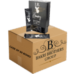 J.R. HONEY – 12 SACHETS/BOX – CASE OF 60 BOXES Premium Honey Blend • Sleek Black Packaging