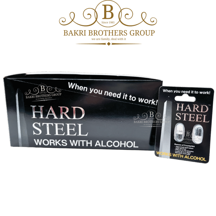 Hard Steel Capsules | 2-Capsule Blister | Works with Alcohol | Case of 12 Boxes - Image 1