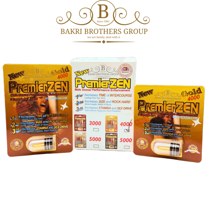 PremierZEN Gold 4000 Capsule | 1ct Blister | Case of 24 Packs - Image 1