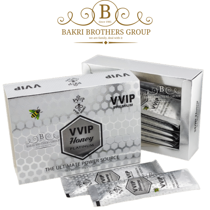 VVIP Honey Platinum Sachets | 12 Sachets per Box | Case of 12 Boxes - Image 1