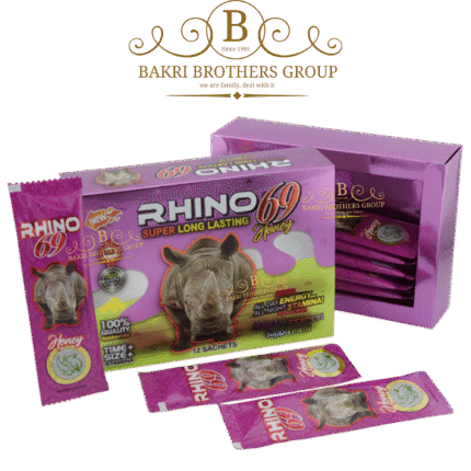 Rhino 69 Honey Sachets (Pink Edition) | 12 Sachets per Box | Case of 12 Boxes