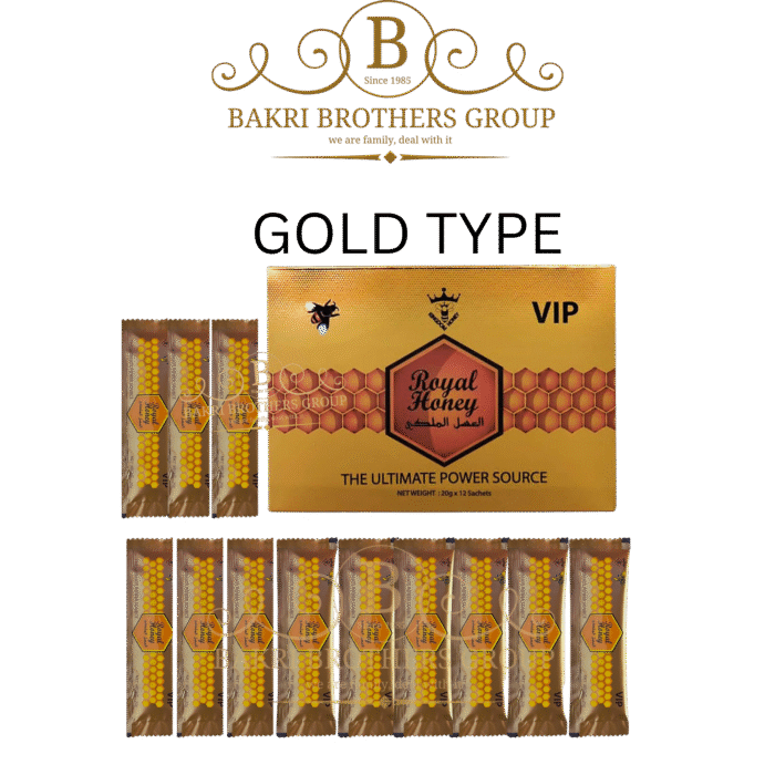 Gold Type Royal Honey – 12 Sachets per Box | Minimum Purchase 12 Boxes "Manufacturer Direct" - Image 1