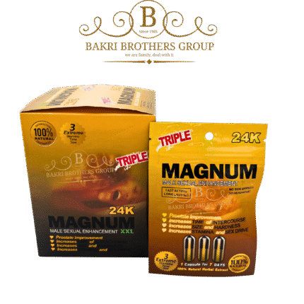 MAGNUM 24K Male Sexual Enhancement Supplement | Box of 45 Capsules