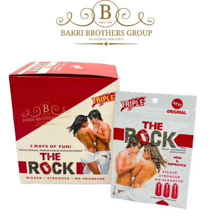 THE ROCK Male Sexual Performance Enhancement | Box of 45 Capsules