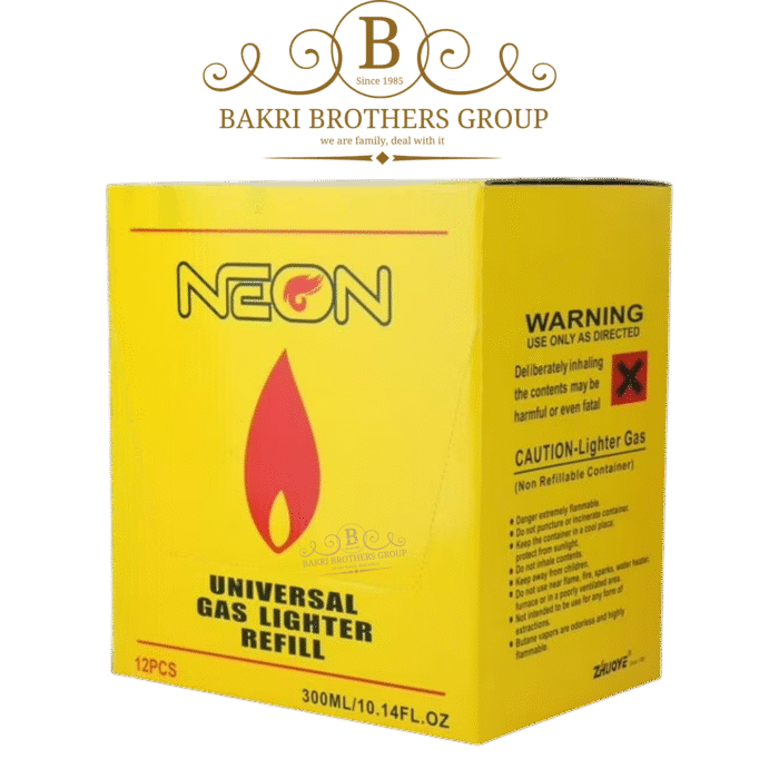 Neon Universal Gas Lighter Refill 300ML – 12 Pack - Image 2