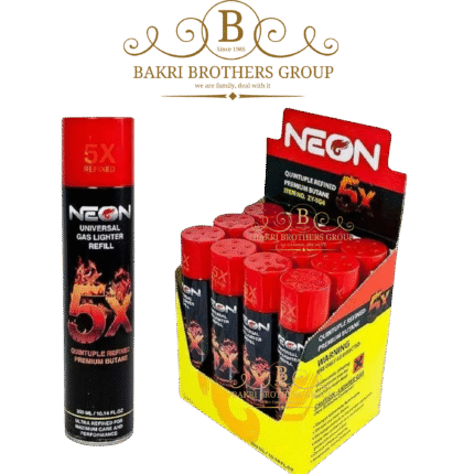Neon 5x Gas Lighter Refill 300ML – 12 Pack