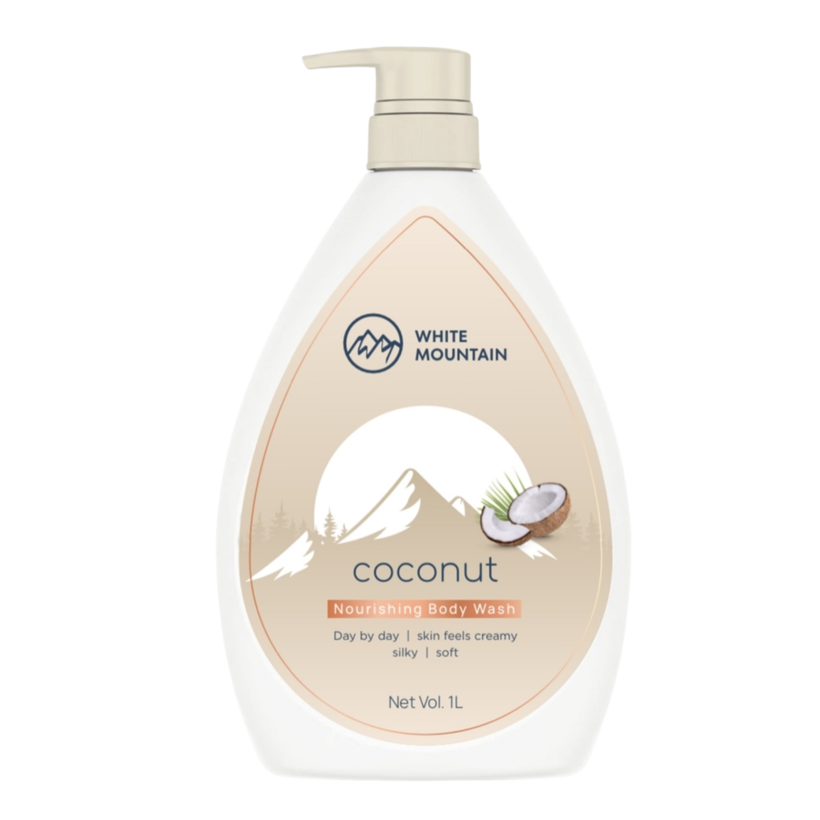 1-1.png White Mountain Coconut Nourishing Body Wash, Case of 12 - Image 1