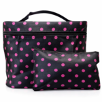 Cosmetic Makeup Bag Set with Matching Pouch | Assorted Designs & Colors | Zipper Closure | Box of 36 (Mixed Variants) - Image 6