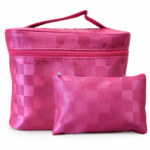 Cosmetic Makeup Bag Set with Matching Pouch | Assorted Designs & Colors | Zipper Closure | Box of 36 (Mixed Variants) - Image 11