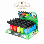 Eagle Torch Mini Angle Neon Lighters with Tamper Tip, 20 Units / Display
