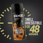Axe Leather & Cookies 48H Irresistible Fragrance Deodorant Body Spray, Case of 12 - Image 2
