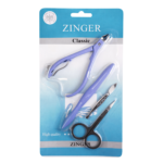 ZINGER Classic Manicure & Cuticle Care Set | Cuticle Nipper, Scissors & Tools | Box of 36 Pieces - Image 2