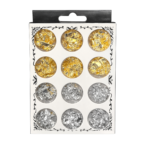 Glitter Nail Art Set | Assorted Colors | Multi-Color Palette | Case of 12