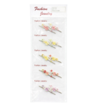Floral Decorative Hair Pins Assortment | Multi-Color Designs | 240 Cards