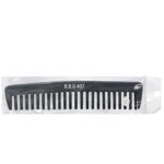 Professional Black Barber Comb BBG 407 | Wide Tooth Styling Comb | Salon Quality | Bag of 12