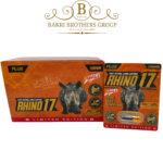 Rhino 17 Plus 120000K Single-Pill Cards | Display-Ready | 24 Cards per Box