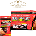Honeygizer TeddyGizer Sexual Enhancement Gummies for Men & Women – Real Honey & Guarana – Sugar & Caffeine Free – Pack of 24