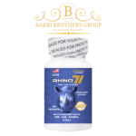 Rhino 71 Platinum 100K | 72 Hours Formula | 6 Pills Bottle | Case of 12 Bottles | Works With Alcohol