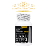 Hard Steel 20000K | 6 Pills Bottle | Works With Alcohol | Case of 12 Bottles | Fast Acting Formula