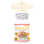 Shilajit White XXL 50000K | 1 Pill for 7 Days | 6 Count Bottles | Case of 12 Bottles | Natural Herbal Extract Formula
