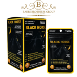 Black Horse 79000 Single Pill Male Enhancement Tablets with Ginseng – Fast Acting 7 Days – 20 Pouch Box