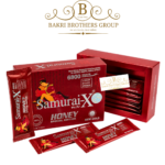 Samurai-X 6800 Red Honey Sachets | Special Edition New Gold | 5 Days Formula | 12 Sachets per Box | Case of 12 Boxes
